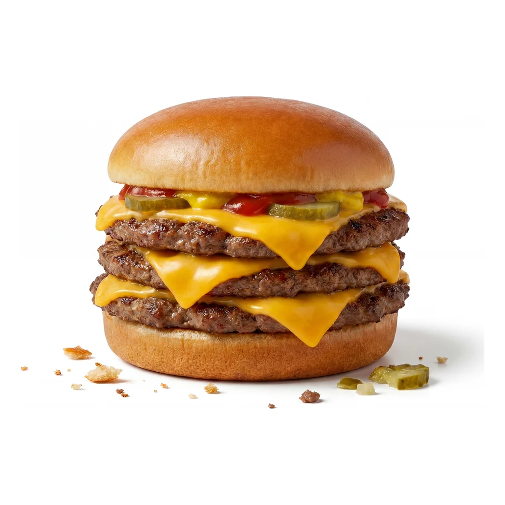 Triple Cheeseburger d'Au Royal
