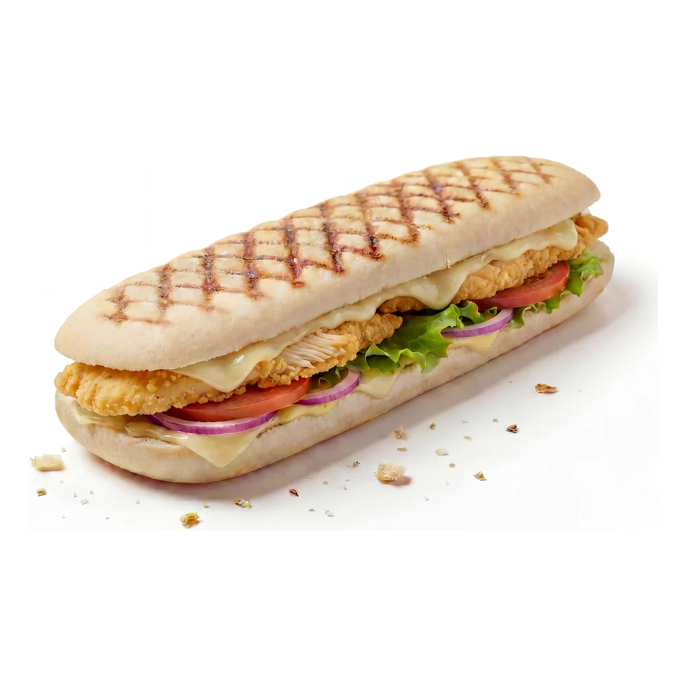 Chicken tenders, panini d'Au Royal
